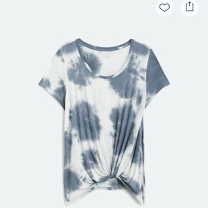 Nine Britton Levie knot front knit top 1X